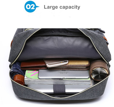 outdoor large capacity laptop backpack